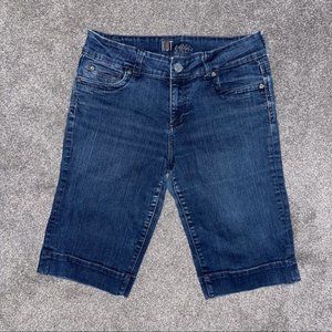 Kut from the Kloth Women’s Denim Bermuda Shorts Size 10 Dark Wash